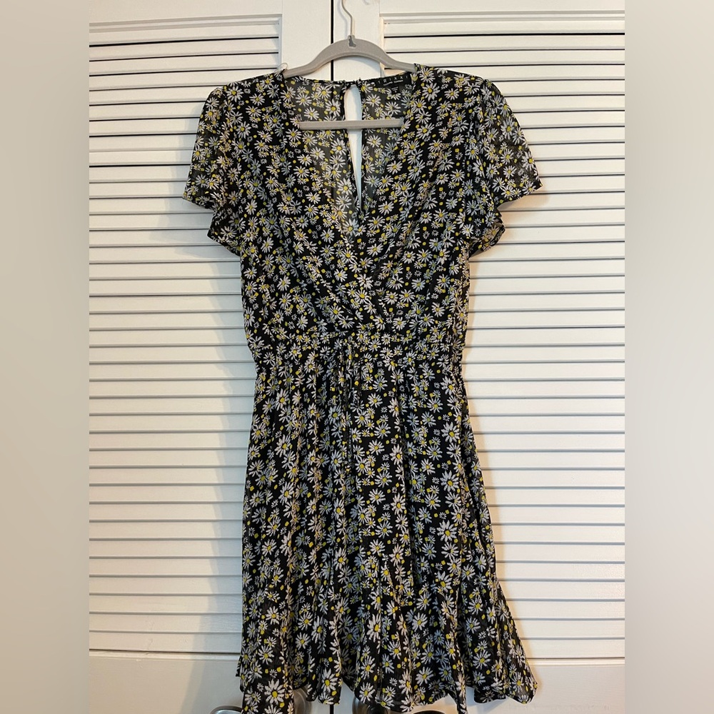Floral Black woman’s Dress